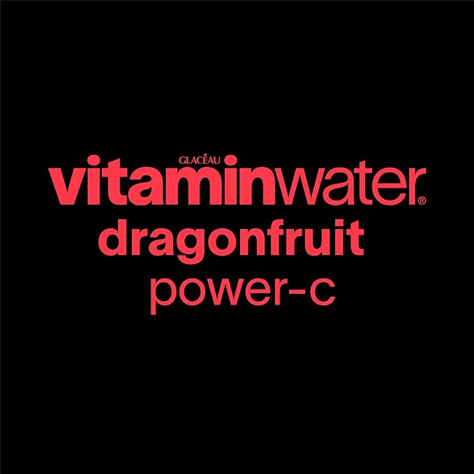 vitaminwater Power-C Dragonfruit Nutrient Enhanced Flavored Water Beverage, 20 fl oz Bottles, 12