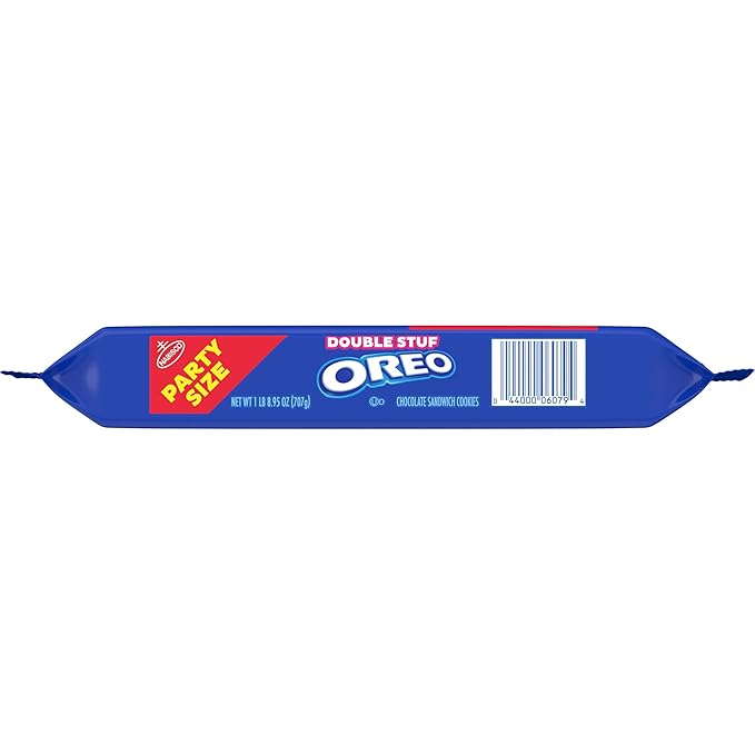 OREO Double Stuf Chocolate Sandwich Cookies, Party Size, 24.95 oz