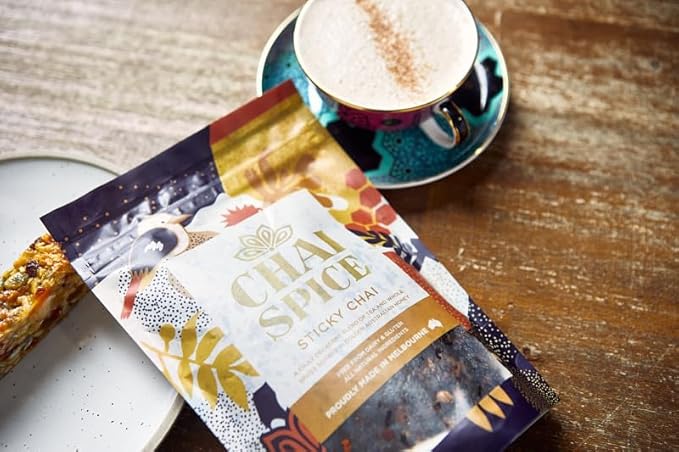 Chai Spice Sticky Chai - 250g 16 Serves 100% Natural Whole Spices Chai Tea | Sugar Free | Gluten