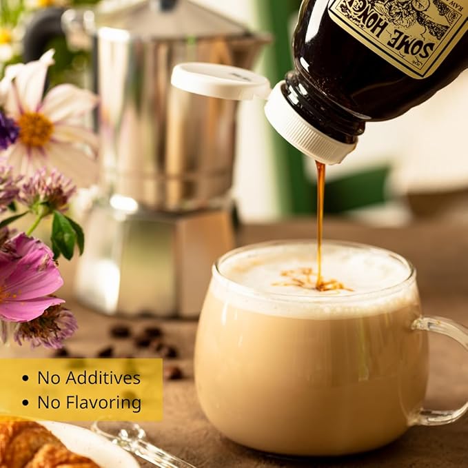 Some Honey Raw & Unfiltered Buckwheat Honey – 100% Pure U.S. Honey – USDA Grade A – All-Natural