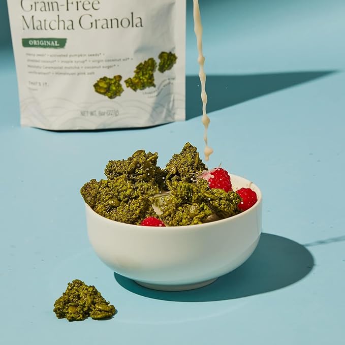 Matchaful - Original Matcha Granola - Activated, Grain Free, Organic Ingredients - Vegan, No