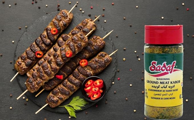 Sadaf Ground Meat Kabob Seasoning - Ground Meat Seasoning for Cooking - Kebab Seasoning - Middle