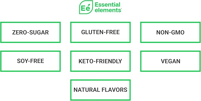 Essential Elements Hydration Packets - Yuzu Lime Pack - Sugar Free Electrolytes Powder Packets - 25