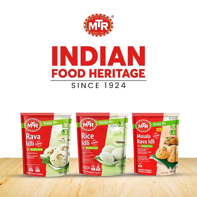 MTR Instant Rice Idli Mix - Ready to Cook Authentic Indian Breakfast, Lunch, Dinner or Snack Meal