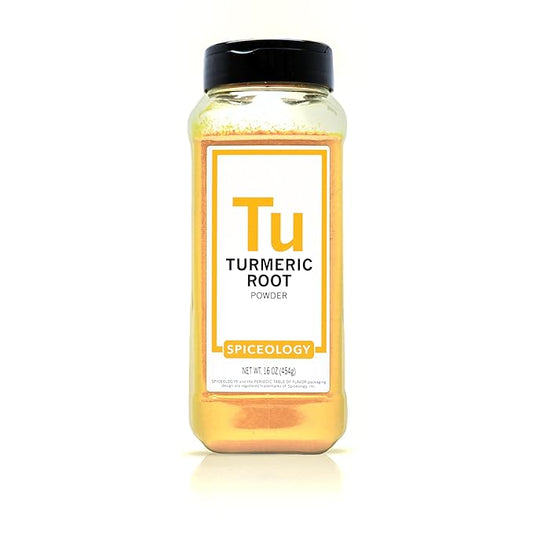 Spiceology ??Turmeric Root Powder ??Ground Turmeric Spice for Curries, Rice, Marinades, Golden