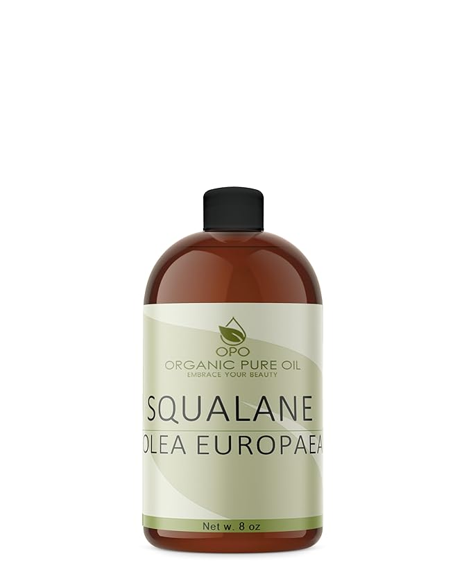 Squalane Oil - 8 oz - Pure, Natural, Plant-Derived, Non GMO, Refined, Squalene Alternative from