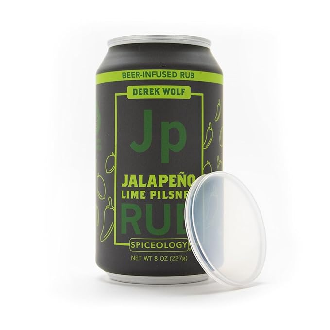 Spiceology & Derek Wolf - Jalapeno Lime Pilsner - Beer-Infused Barbecue Rubs, Spices and Seasonings