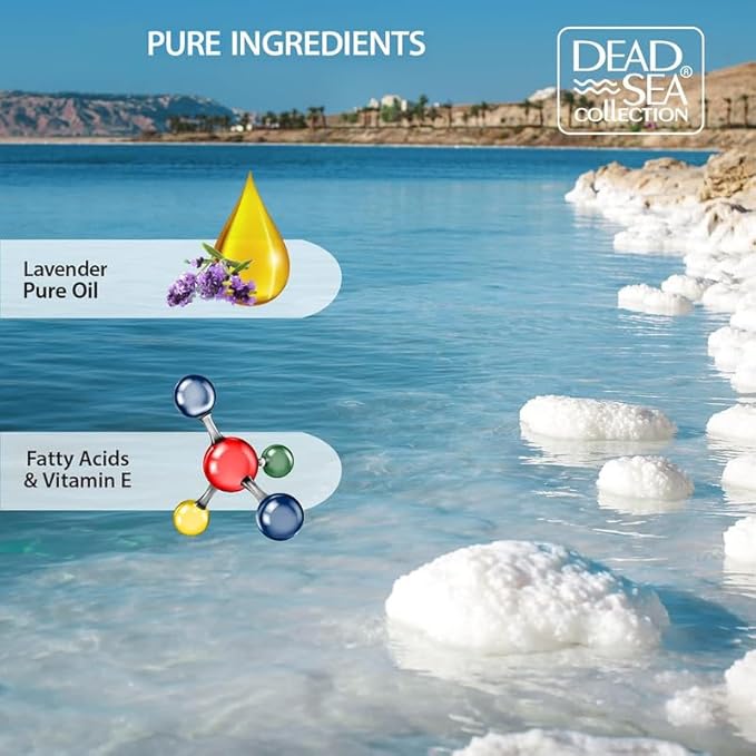 Dead Sea Collection Body Oil with Lavender-Dry Skin Moisturizer and Hydrating Massage