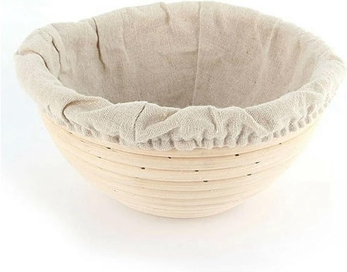 7 Inch Round Bread Banneton Proofing Basket Set of 2 Sourdough Proofing Basket kit for Artisanal