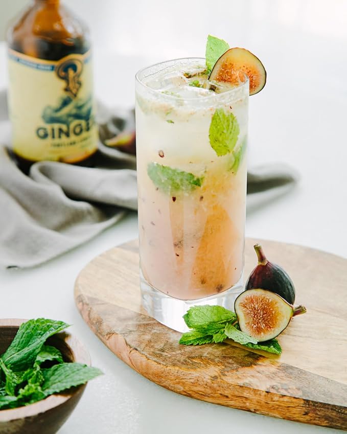 Portland Syrups Authentic Ginger Syrup - Intense Ginger Flavor with Slightly Hot Finish - Beverage