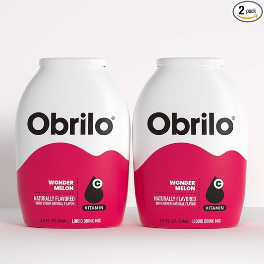 Obrilo Water Enhancer Liquid Flavoring Drops - ZERO Sugar/Calorie, Dye Free, Naturally Flavored