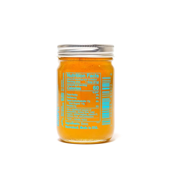 Honey House 100% Raw Clover – 100% Pure, Unfiltered & American-Sourced – Natural Sweetener in 12oz