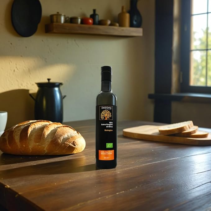 Dell'Orto USDA Organic Extra Virgin Olive Oil (500ml) | Gold Medalist NYIOOC 2025 | Sustainably
