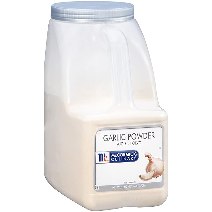 McCormick Culinary Garlic Powder, 6 lb - One 6 Pound Container of Bulk Garlic Powder Seasoning