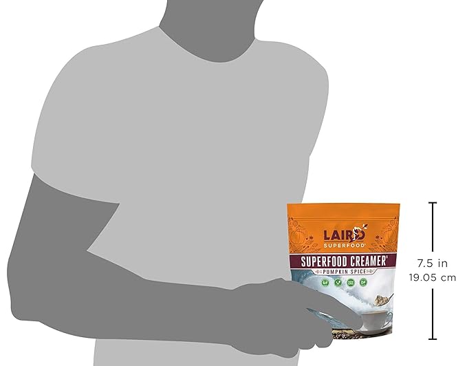 Laird Superfood Non-Dairy Original Superfood Pumpkin Spice with Real Pumpkin and Spices, Coconut