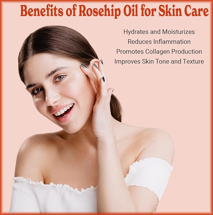 SALE! 4oz Rosehip Seed Oil, 100% Pure and Natural, Cold-Pressed, Unrefined, Organic Moisturizer for