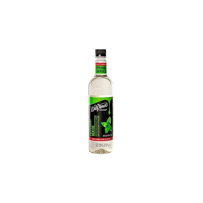 DaVinci Gourmet Classic Peppermint Syrup, 25.4 Fluid Ounces (Pack of 4)