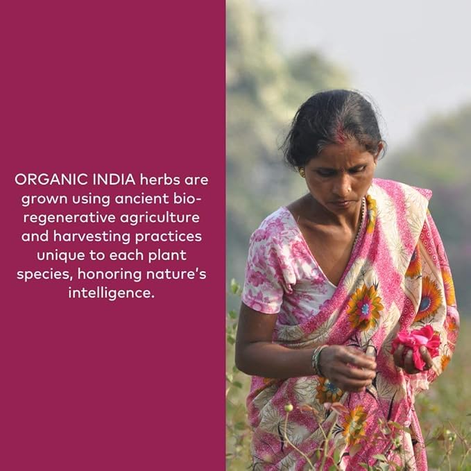 Organic India Triphala - Herbal Supplement with Amla, Bibhitaki, Haritaki, Digestion & Colon