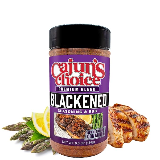 Blackened Seasoning 6.5 oz Shaker – Ideal for Grilling or Cooking Fish, Chicken, Wings, BBQ, Pork