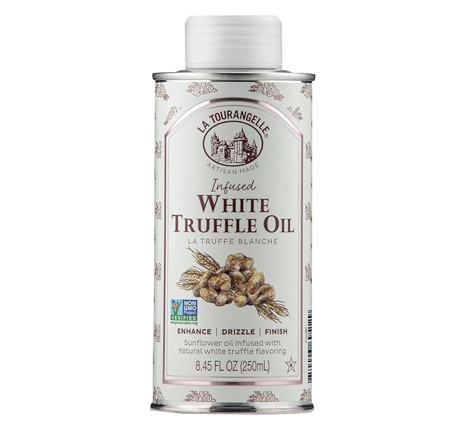 La Tourangelle, Infused Trio of Oils - Basil Oil, Garlic Oil, White Truffle Oil,Complex Gourmet