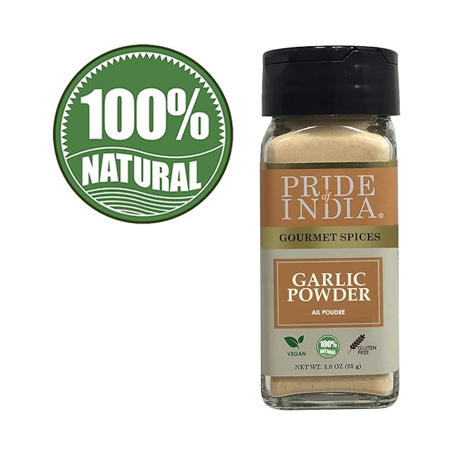 Pride of India – Garlic Fine Ground – Gourmet & Culinary Grade – Classic Seasoning to