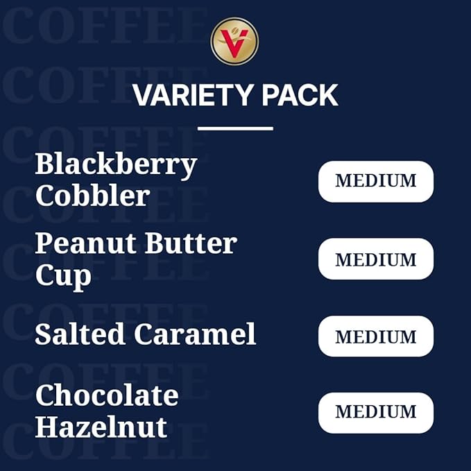 Victor Allen's Coffee Sweet and Salty Flavored Coffee Variety Pack 96 Count, Single Serve Coffee