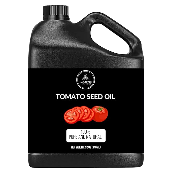 Naturevibe Botanicals Tomato Oil 32 Ounces | 100% Pure and Natural | Great for Skin Care and Hair