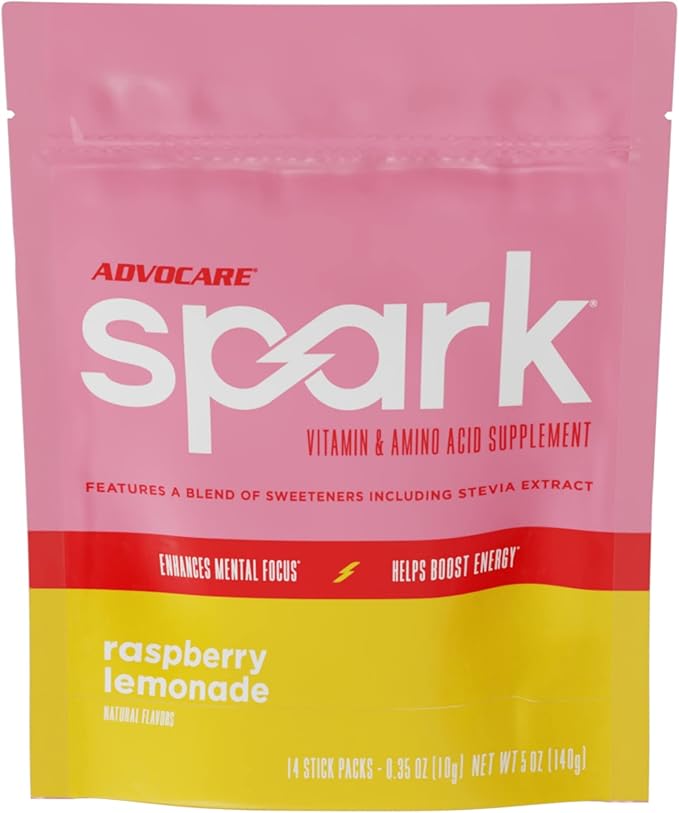 AdvoCare Spark Vitamin & Amino Acid Supplement - Sugar-Free Focus & Energy Drink Powder with