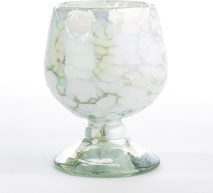 Authentic Mexican Tequila Hand Blown Shot Glasses - Set of 4-2 oz - Mini Glass Snifters - Heavy