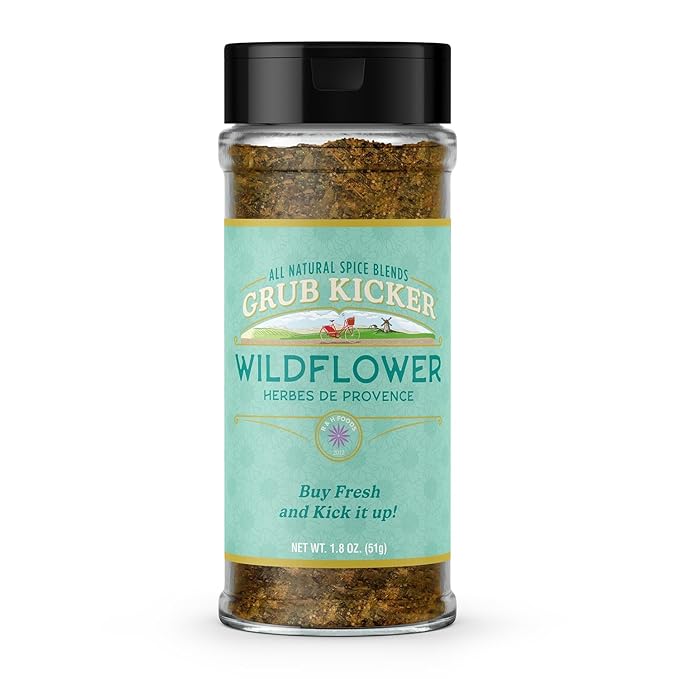 Grub Kicker Herbs de Provence Seasoning Blend - 1.8 oz. - Premium French Herb Mix with Oregano
