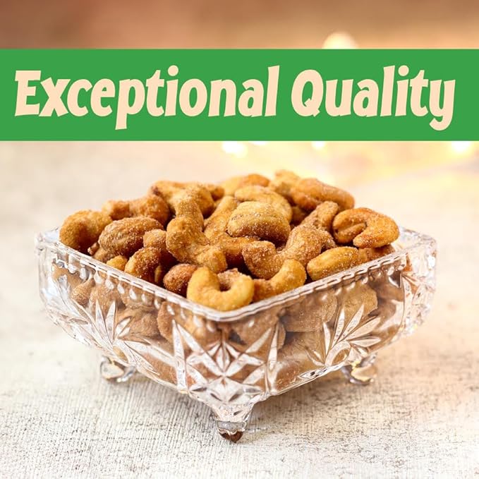 Sincerely Nuts ??Honey Roasted Cashews | Three Lb. Bag | Deluxe Kosher Snack Food | Healthy Source