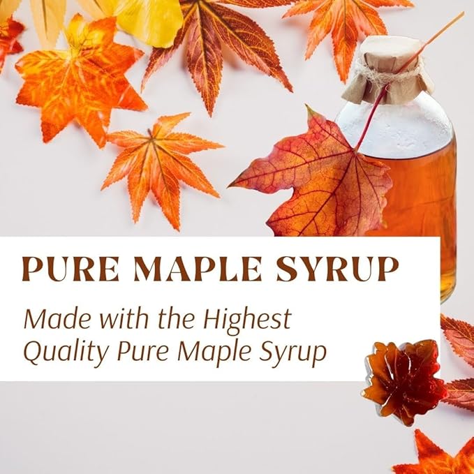 Real Maple Syrup Leaf Drop Candy -Maple Drop Hard Candy- 5oz Bag Maple Syrup Candies - Maple Sugar