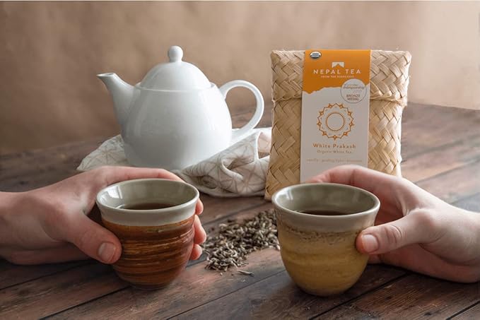 NEPAL TEA Organic White Tea Loose Leaf - USDA Certified Organic from a Family Farm in the Himalayas