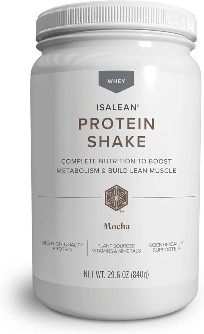 IsaLean Protein Shake - Complete Superfood Meal Replacement for Maintaining Healthy Weight and Lean