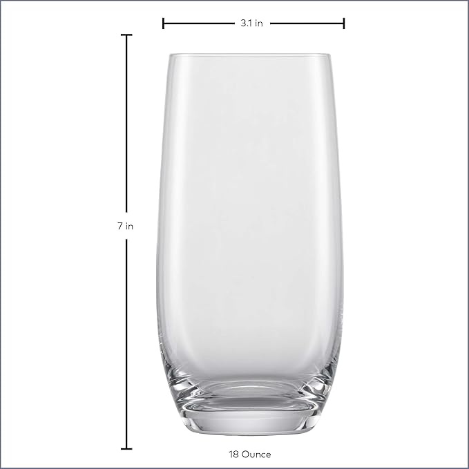 SCHOTT ZWIESEL Banquet Iced Beverage Cocktail Glass (Set of 6), Bar Glasses for Long Drinks