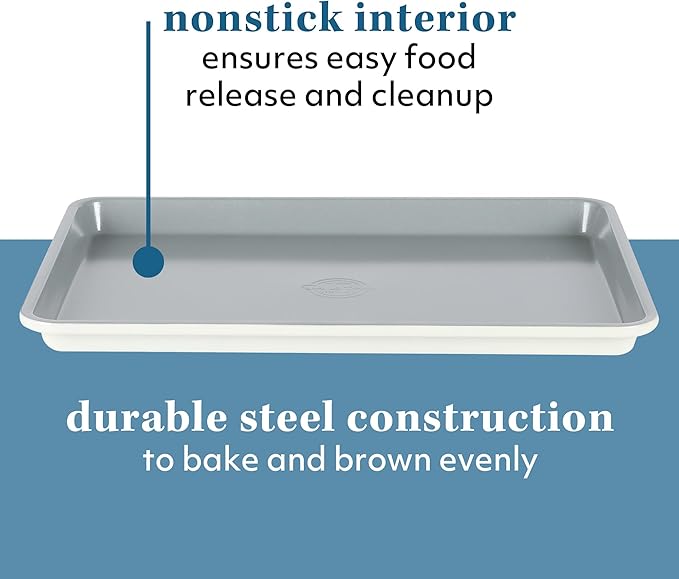 Sur La Table Kitchen Essentials Bake Sale 15 X 10 Inch PFOA, PFAS, PTFE Free Nonstick Cookie/Baking