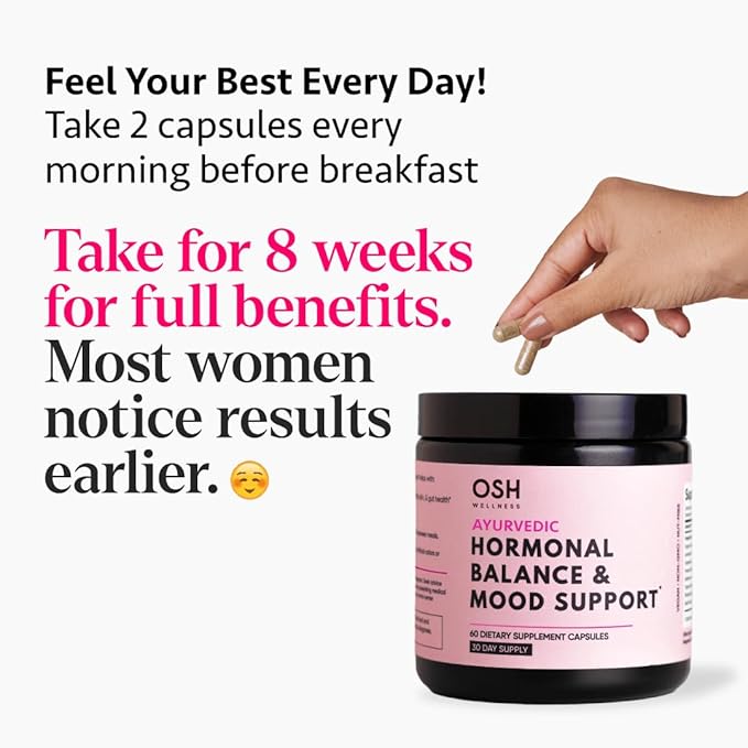 Ayurvedic Hormone Balance for Women | Cortisol Manager | Regulates Estrogen | Made in USA |