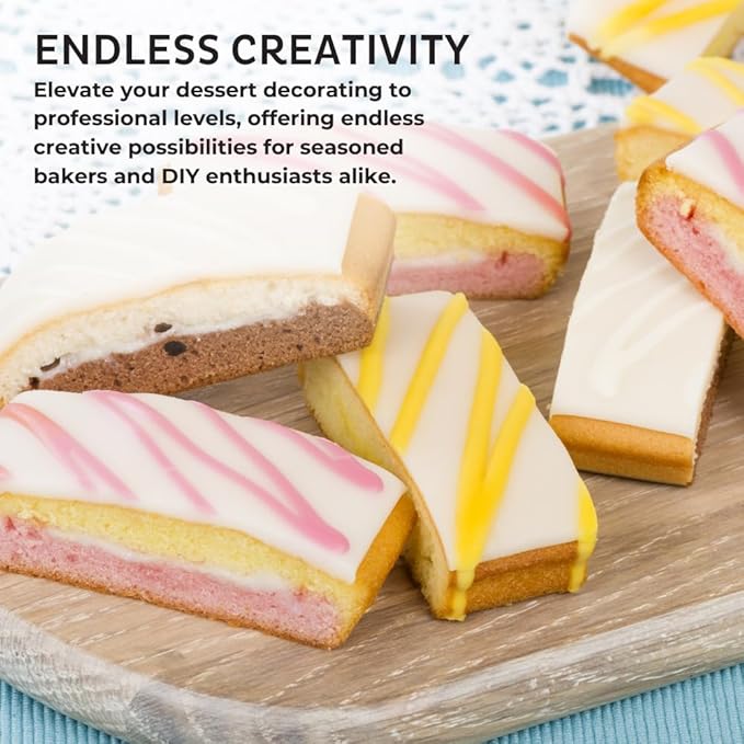 Blueberry-Flavored Cake Drizzle by Chefmaster, Edible Cake Drip Frosting for Decorating, Drip for