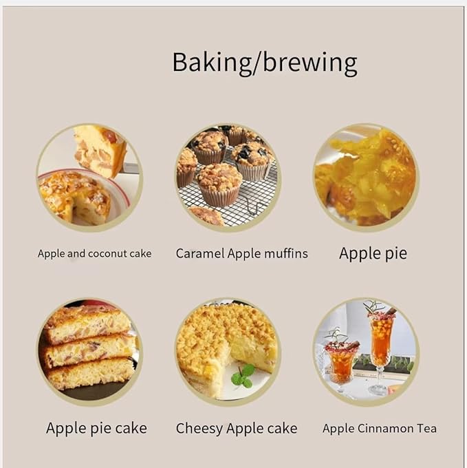 Dried Apple 250g Apple Diced Apple Granules no Sugar Added Sweet and Sour Taste, Fruit Tea Baking
