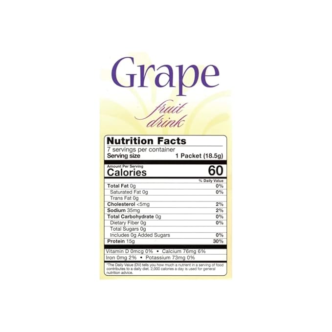 Nutmeg State Nutrition - High Protein Diet Fruit Drink - 15g Protein - Low Calorie - Low Carb - Low