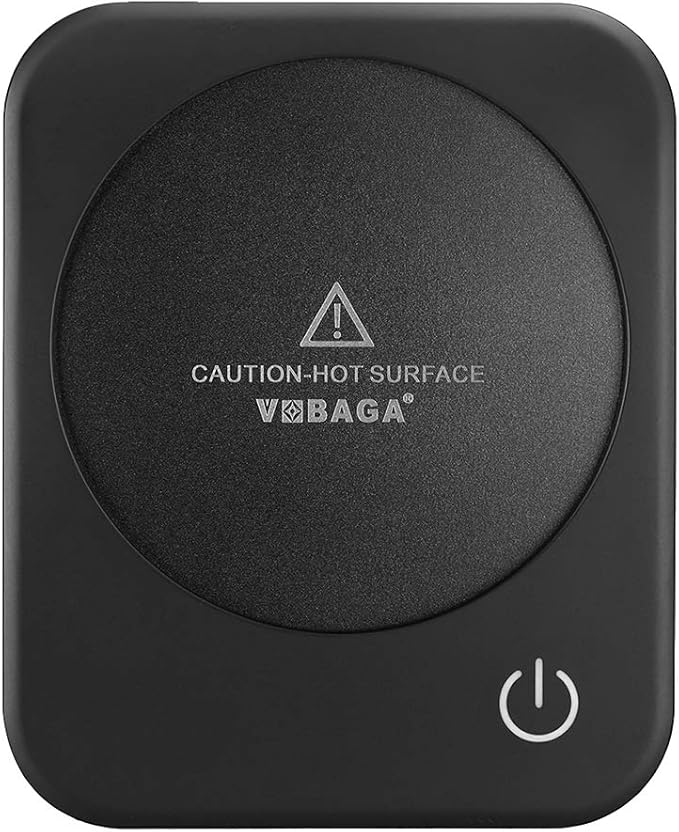 VOBAGA Coffee Mug Warmer, 4 Hours Auto Shut Off Cup Warmer for Office Home Desk Use with 3