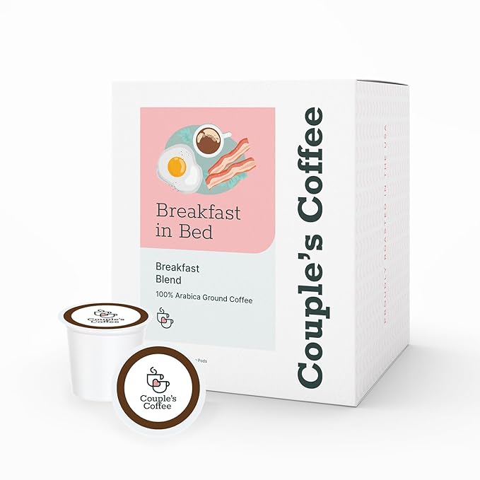 Couple's Coffee Breakfast Blend K-Cups | Gives Back to Military Families | Breakfast in Bed |
