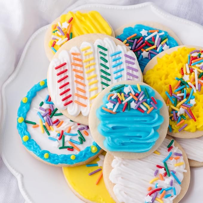 Sweets Indeed Frosting Kit plus Sprinkles Frosting Tubes nozzles 11.71 ounces Perfect for baking
