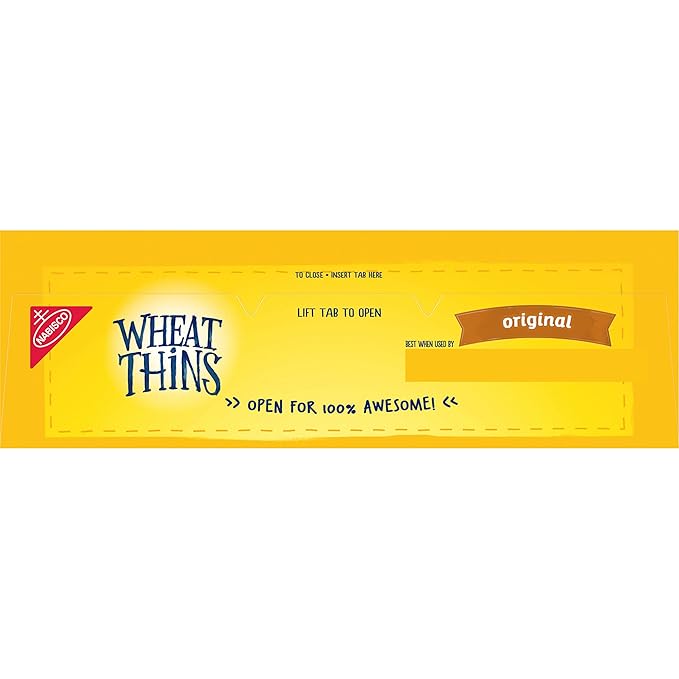 Wheat Thins Original Whole Grain Wheat Crackers, Party Size, 6 - 20 oz Boxes