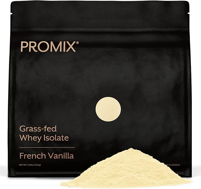 ProMix Nutrition Whey Protein Isolate Powder, Vanilla - Grass-Fed - 짯Post Workout Fitness &