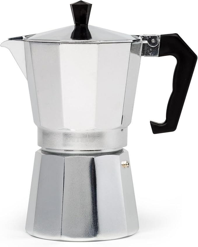 Primula Classic Stovetop Espresso and Coffee Maker, Moka Pot for Italian and Cuban Café Brewing