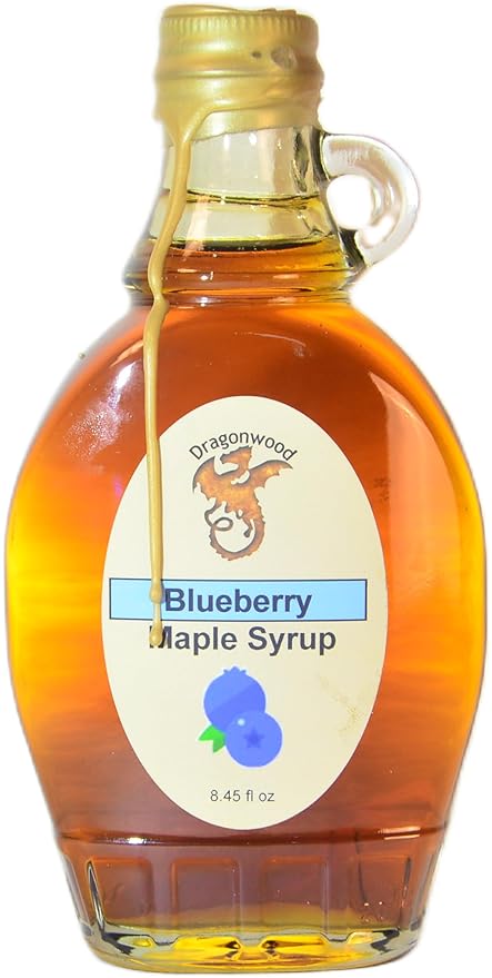 Blueberry Maple Syrup - For Pancakes and Waffles ??Made With Pure Maple Syrup And Natural Flavor