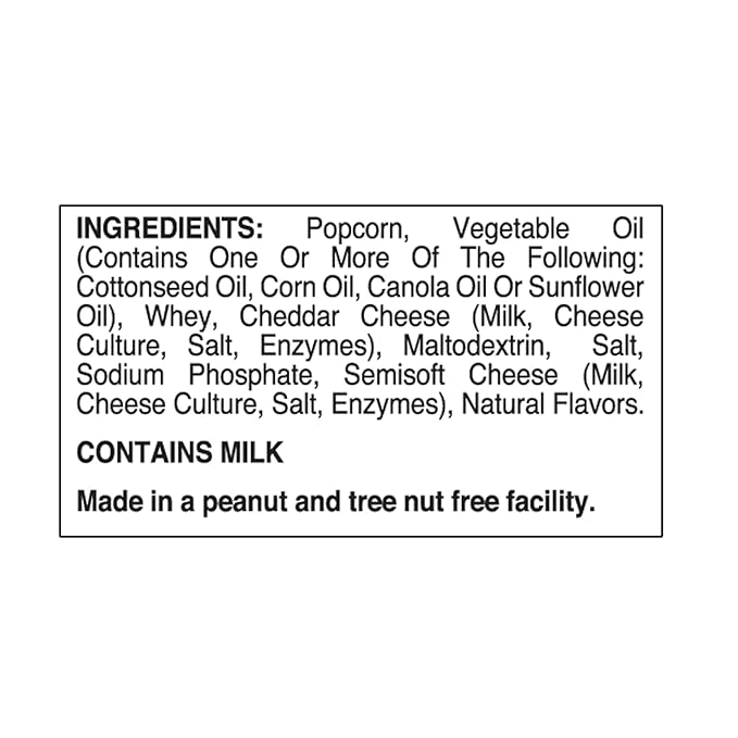 Utz Popcorn, White Cheddar ??.75 oz. Bags (60 Count) ??Baked with Real Cheese, Tasty Individual
