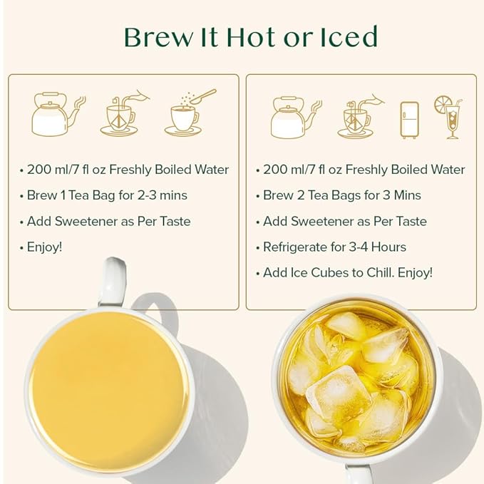 VAHDAM, Himalayan Green Tea (30 Count) High Grown, Non GMO, Gluten Free, Med Caffeine | Earthy &