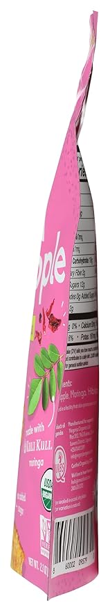 Am채zi Foods, Dried Pineapple - Moringa Hibiscus 2.3Ounce All Natural Snacks No Sugar Added Dried